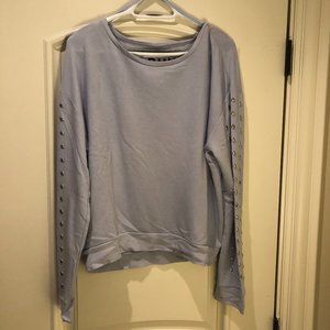 PINK Victoria's Secret Light Purple Long Sleeve with Stud Detailing Size L